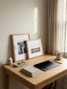 personalized home office decor small workspace styling ideas
