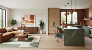 Matching decor elements creating harmony