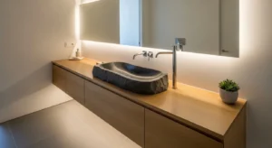 Statement sink adding character to bathroom