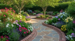 Stone elements adding rustic texture