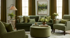 Textures enhancing green tones