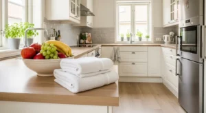 Bright kitchen decor for spring