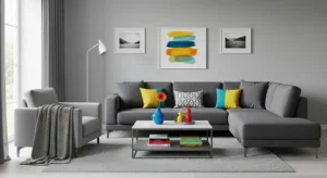 Color accents adding personality