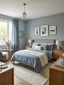 Cohesive bedroom design creating a unified and elegant space