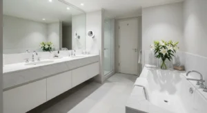 Spotless bathroom creating a welcoming feel
