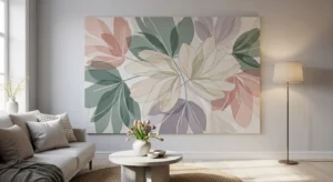 Floral wall art for spring home decor