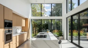 Natural light making an open kitchen feel spacious