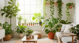 Indoor plants for spring home decor