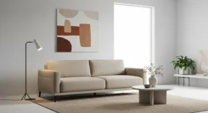 Minimal decor keeping space clean