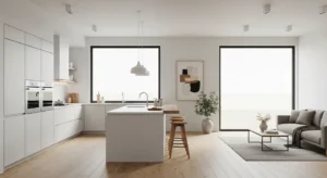 Minimalist combo creating a clean open space