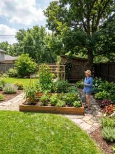 Choosing the best sunny location for a beginner garden