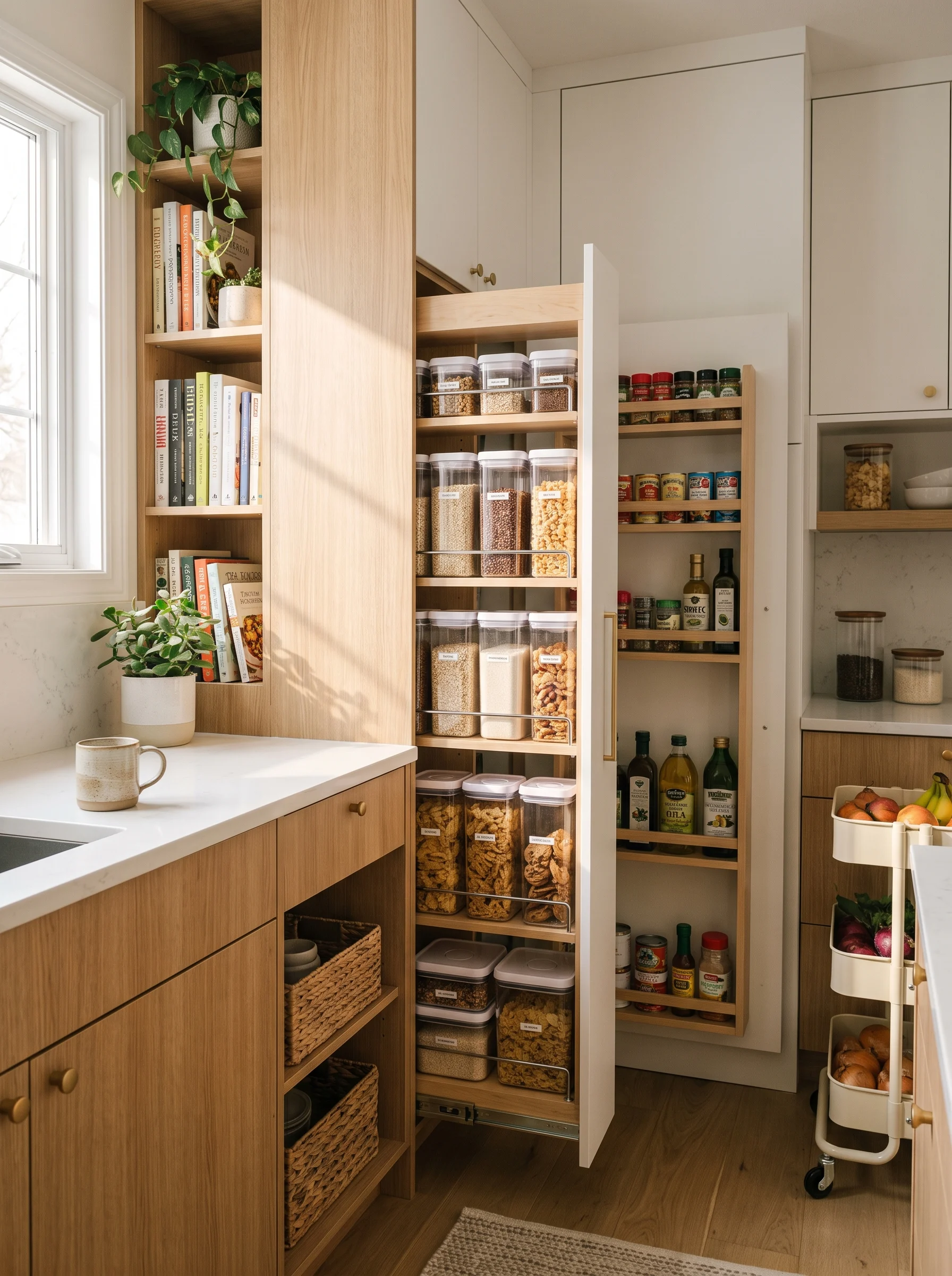 Small pantry ideas for maximizing storage in a tight kitchen