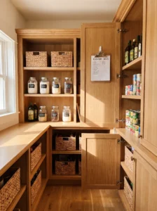 Simple inventory tracking system for organized pantry staples