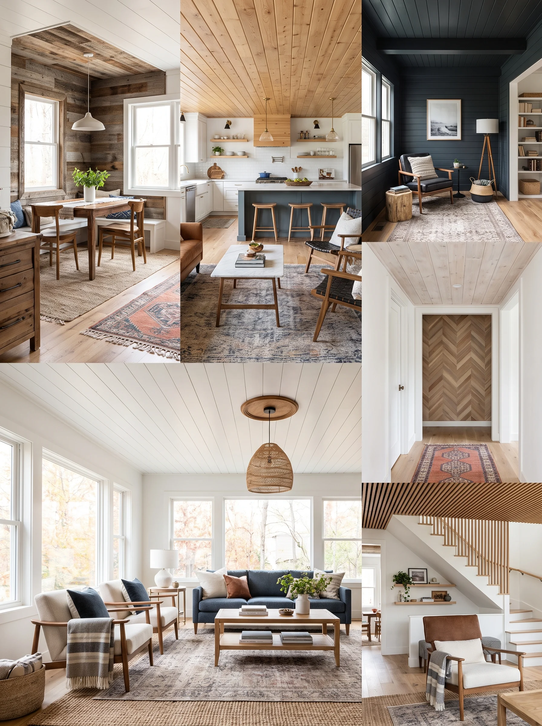 11 cheap wood ceiling ideas that add instant character