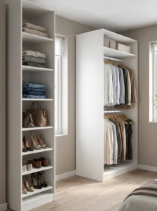 Choosing the right IKEA PAX wardrobe depth for hanging clothes, folded garments, shoes, and a small bedroom.